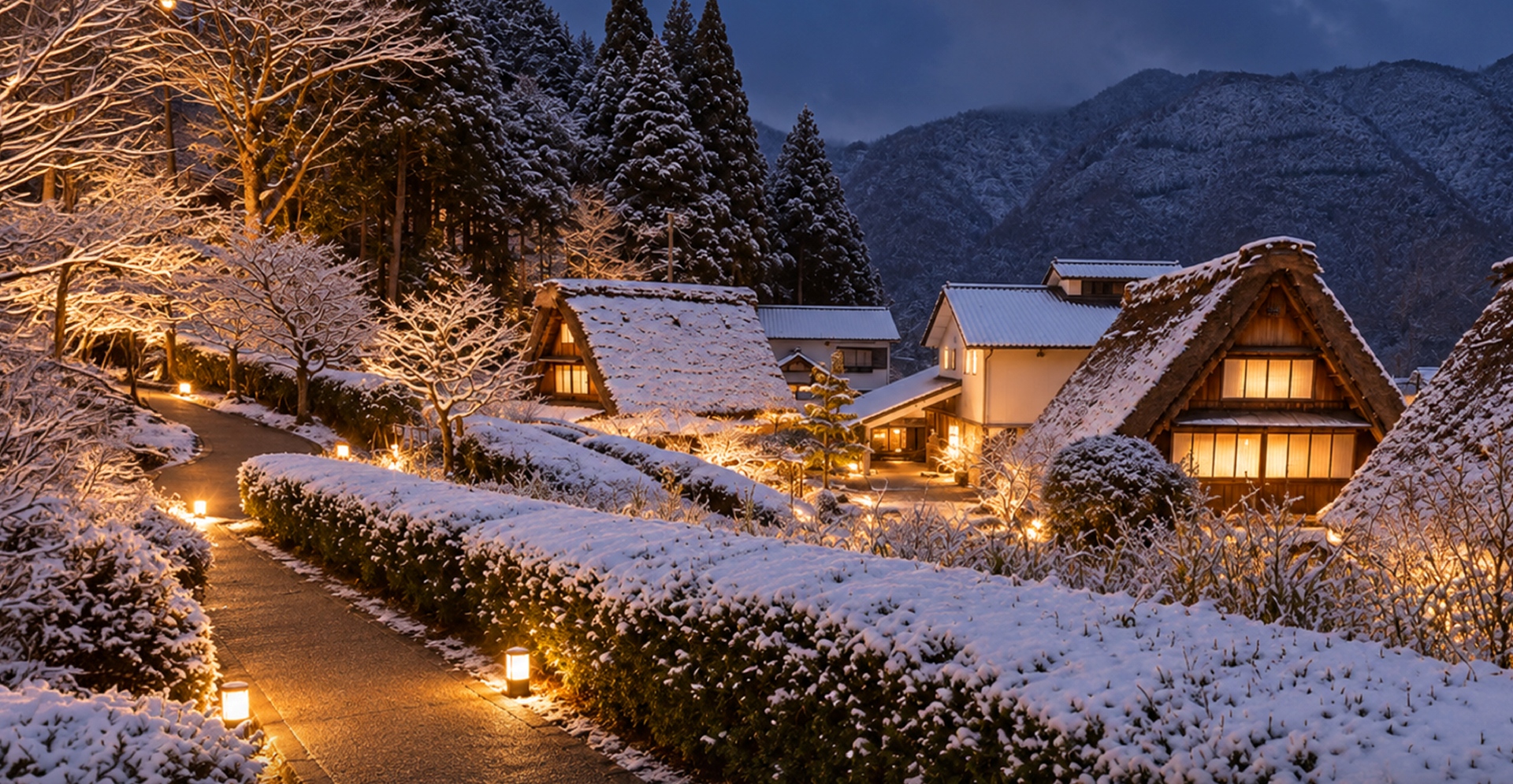 銀雪物語・合掌村點燈